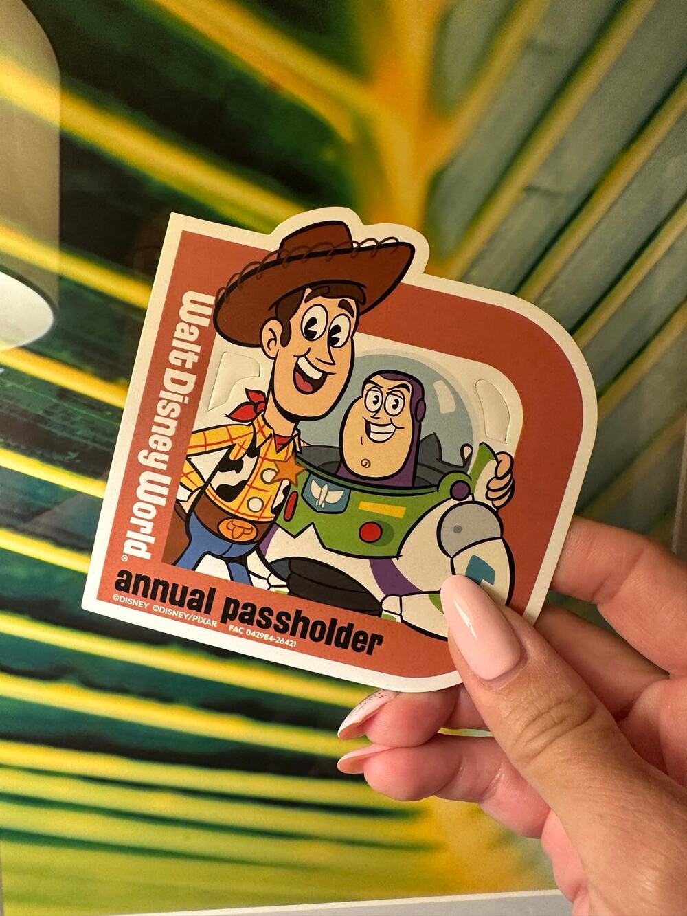 Disney Parks Toy Story Passholder Magnet Woody and Buzz
